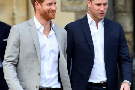 Prince Harry (left) and Prince William.
