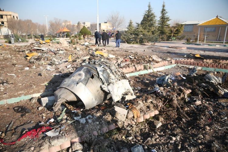 Wreckage from the crash (Reuters photo)