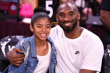Kobe Bryant with his daughter Gianna.
