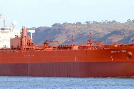 The cargo on the Gerd Knutsen tanker was loaded in January 2019 but never reached its destination in the U.S.