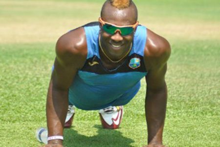 West Indies all-rounder Andre Russell.
