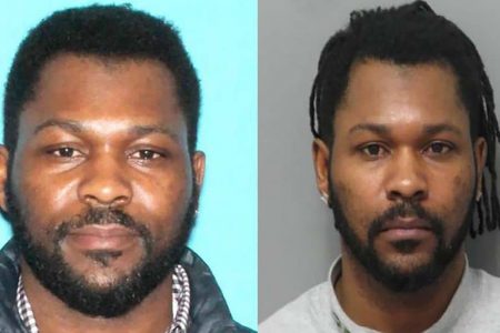 Leroy Headley, who was on the US top 15 most wanted list waived his right to an extradition hearing when he appeared in the Kingston and St Andrew Parish Court yesterday morning. Headley was wanted in Vermont for the murder of his girlfriend Anako “Annette” Lumumba. (Photos: US Marshals Service)