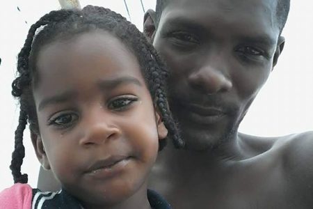 Makeisha Maynard, 8, pictured with her father Michael Maynard