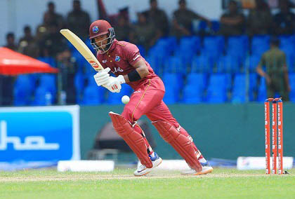 Shai Hope put in an outstanding performance in the first ODI against Sri Lanka.
