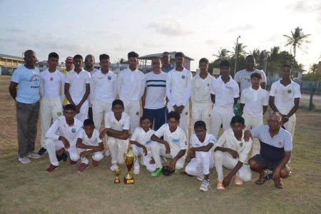 BCB/Ramnaresh Sarwan Under-17 champions, Albion Cricket Club.