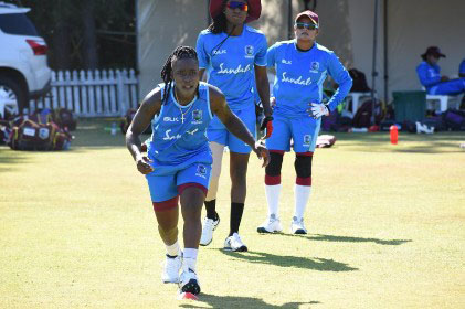 West Indies Women go through their paces at a training session. (Photo courtesy CWI Media)
