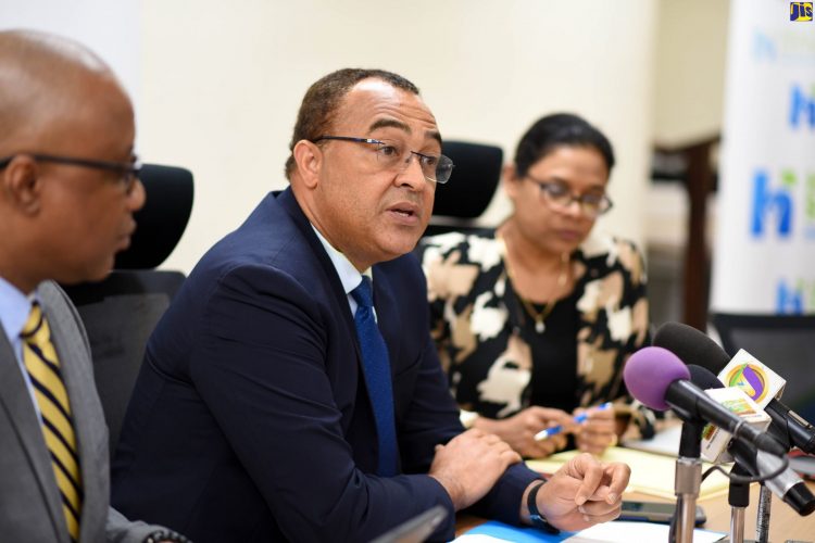 Minister of Health and Wellness Dr Christopher Tufton