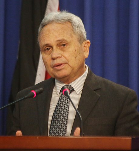 Finance Minister Colm Imbert