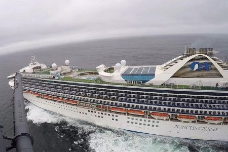 The cruise ship (Reuters photo)