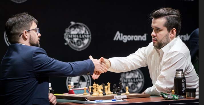 Fabiano Caruana vs Maxime Vachier-Lagrave Candidates 2021 