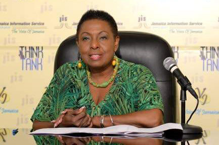 Jamaica’s Minister of Sport Olivia Grange.
