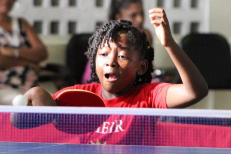 Coach Colin France is making a petition for Table Tennis stakeholders to invest in Jasmine Billing’s career (Royston Alkins photo)
