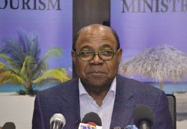 Tourism Minister Edmund Bartlett