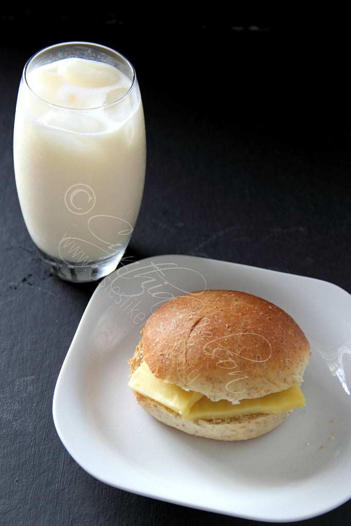 Cream Soda and Milk with Tennis Roll and Cheese (Photo by Cynthia Nelson)