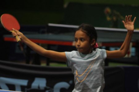 Samara Sukhai won the girls under – 9 title 