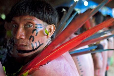 A member of the Yanomami tribe (Reuters photo) 