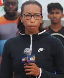 Cristy Campbell, First-vice President of the Guyana Lawn Tennis Association.