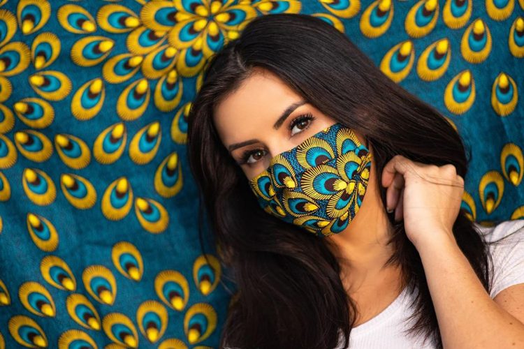 ‘Personal style’: Sarah Jane Waddell has launched a cloth mask brand.