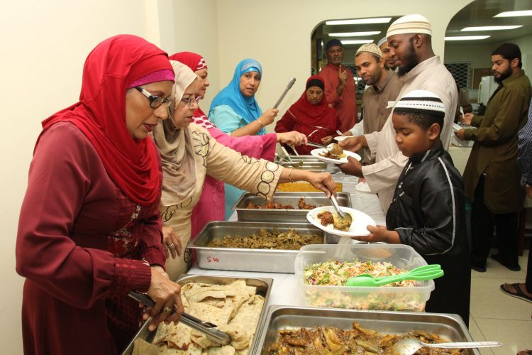 FLASHBACK: Members of the Macoon Street Mosque in Victoria Village, San Fernando, break fast in June 2018 as members of the Muslim community observed the month of Ramadan.