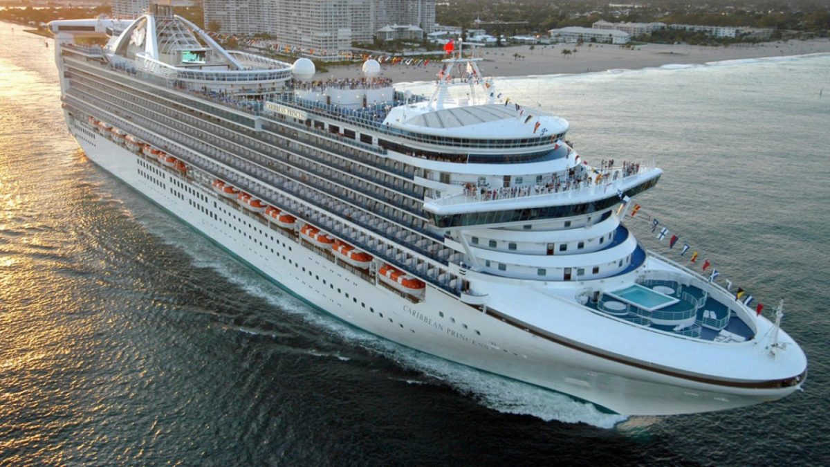 Caribbean Princess cruise ship which has Jamaican crew on-board