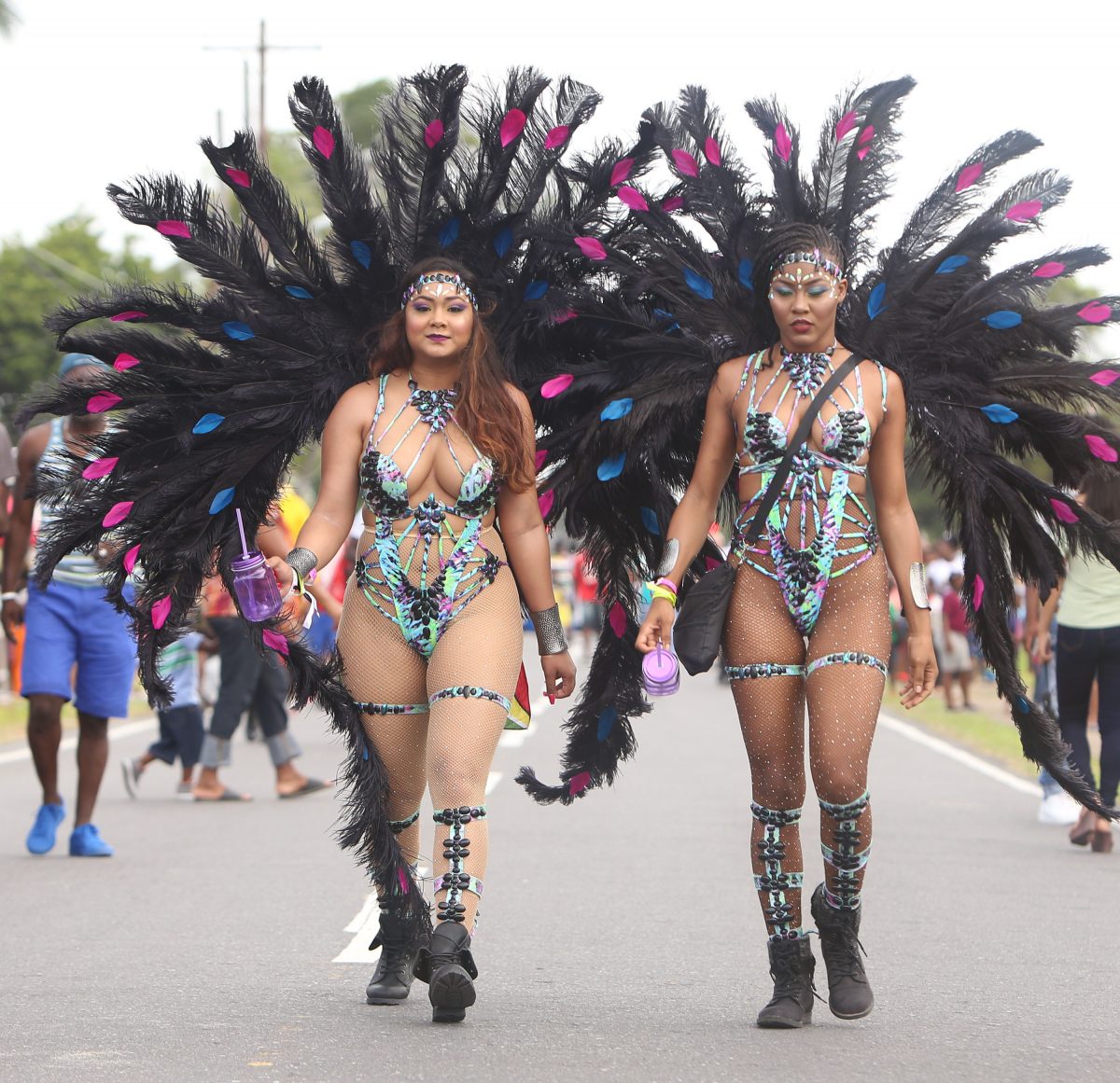 Critics have decried the revealing costumes (Guyana Carnival 2018; Stabroek News file photo)
