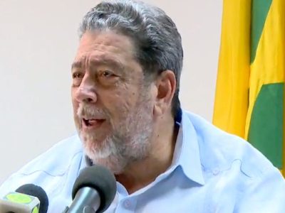 Chairman of the CARICOM sub-committee on cricket, Prime Mnister Dr Ralph Gonsalves.
