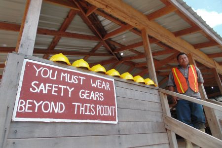 Emphasising safety first (Iwokrama photo)
