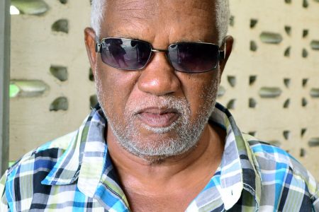 President of the Guyana Society for the Blind Cecil Morris