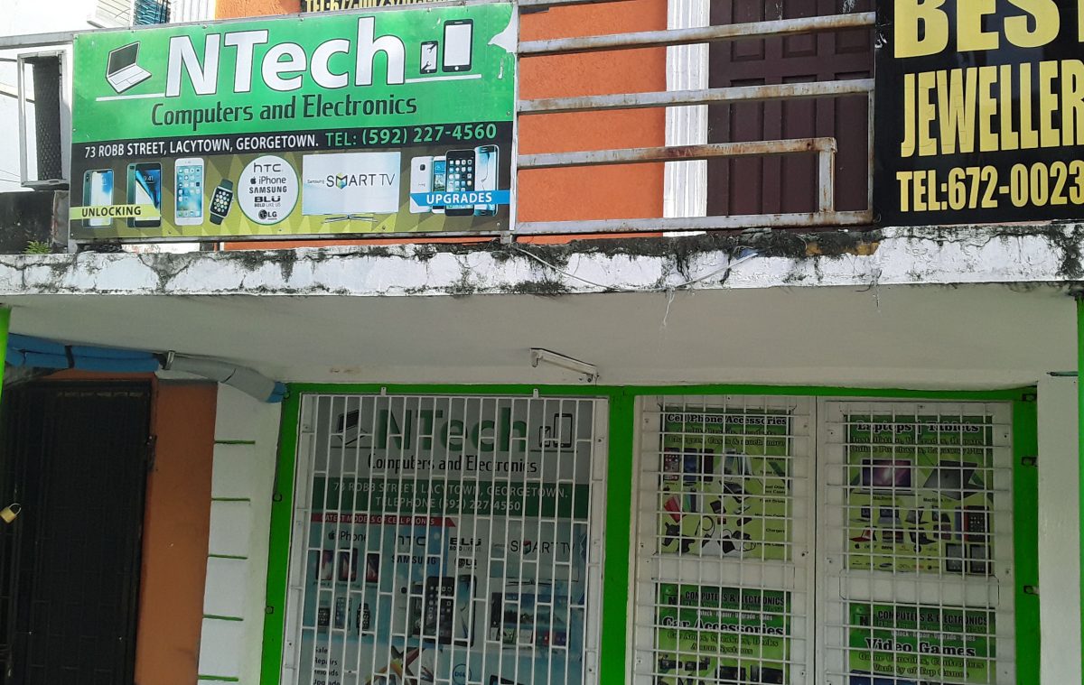 NTech Computers and Electronic, the store that was robbed.