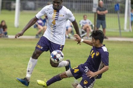 Jeremy Garrett in action for his college side LSUE during their NJCAA season.