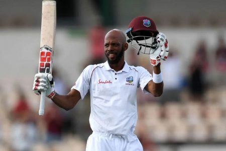  Roston Chase will be looking for century number six.
