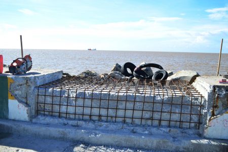 Rehabilitation of the Kitty seawall is now underway