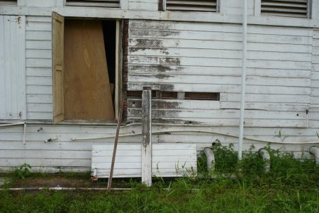 The section of the building through which the bandit/s are believed to have entered. 