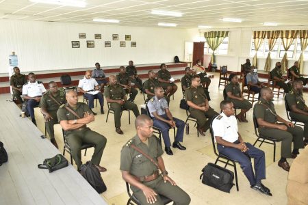 Some of those taking part in the course (GDF photo)