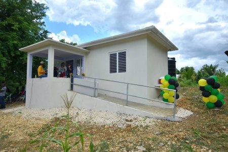 The one-bedroom house that was handed over to St Elizabeth resident, Winston Wint, on July 17, under the Government’s New Social Housing Programme.