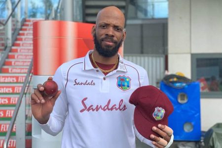 Roston Chase bagged his second five-wicket haul 
