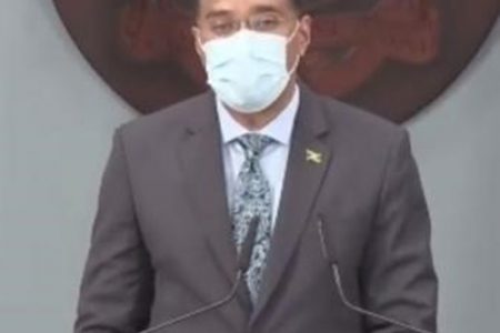 Prime Minister Andrew Holness: Jamaica has now recorded 1,612 COVID cases.