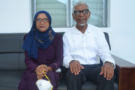 President Irfaan Ali’s parents Bibi Shariman and Mohamed Osman Ali