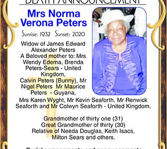 Mrs Norma  Verona Peters 