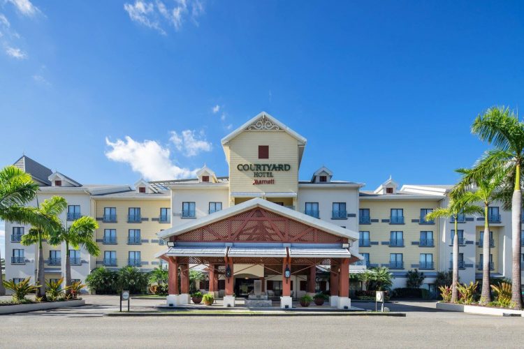 The Courtyard Marriott at Invaders Bay, Port-of-Spain.