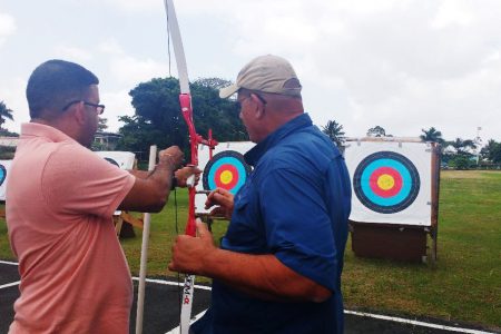 Flashback to 2017 Level 1 Coaching Seminar where visually impaired Archer, Ganesh Singh hit a bullseye under the coaching of Mr. Phil Graves.