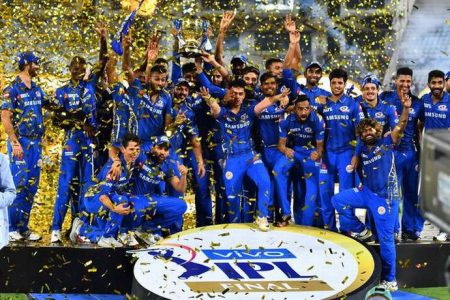 The Mumbai Indians are the defending T20 IPL champions.
