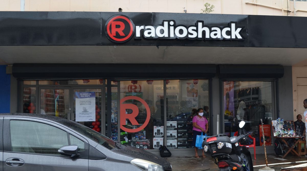 The newly opened RadioShack at the Fogarty’s building
