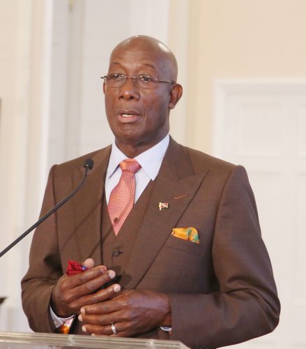 Prime Minister Dr Keith Rowley