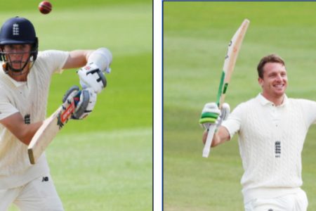 Zak Crawley and Jos Buttler featured in a record stand of 359 runs for the fifth wicket beating the record of 254 shared previously by Tony Grieg and Keith Fletcher against India in 1973.
