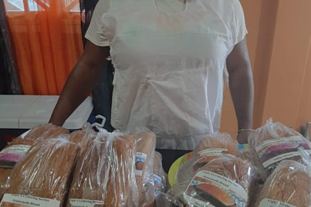 Aweena Aulder and a batch of her bread