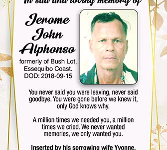 JEROME JOHN ALPHONSO