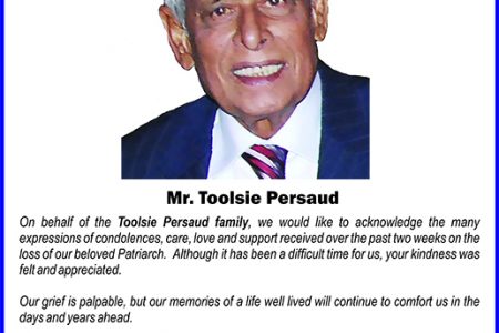 Mr Toolsie Persaud