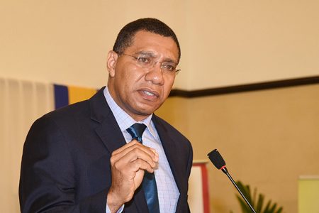 Jamaican Prime Minister Andrew Holness 