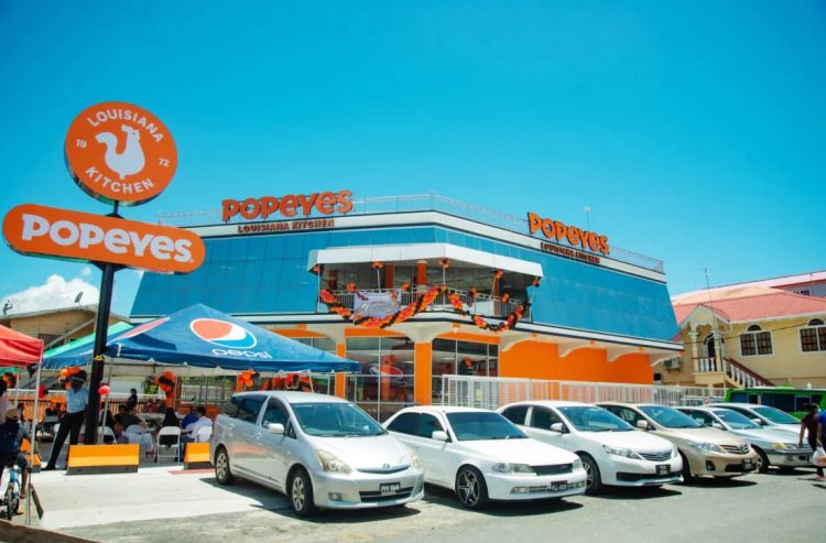 The new Popeyes at Parika (DPI photo)